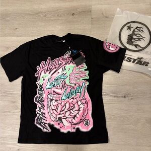 Hellstar Black and Pink Graphic Tee